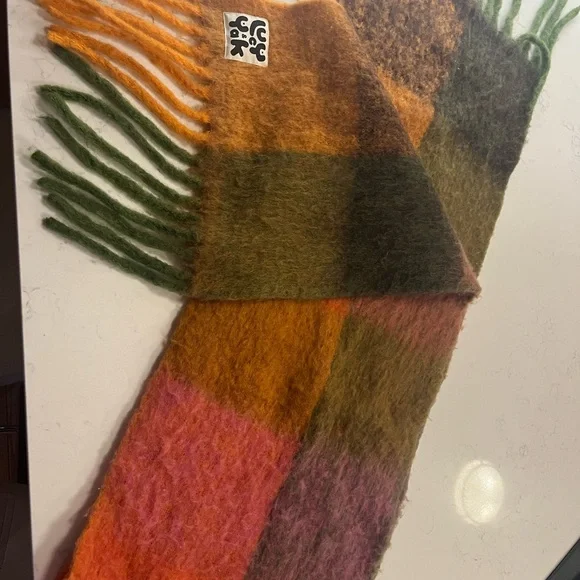 Lucy & Yak Multicolor Scarf with Fringe - Picture 2 of 7